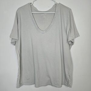 Universal Thread Light Green V-Neck Tee XXL
